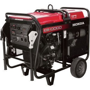Bulky and heavy this generator has 10,000 watts output.