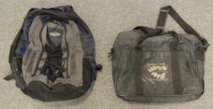 I have also used an old backpack and a soft sided “briefcase” that was a freebee when I attended some training in Overland Park KS.