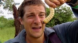 Bear Grylls, master survivalist, discussing his favorite pizza topping.